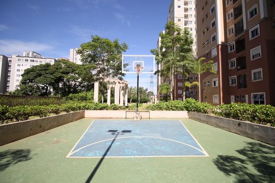 Área comum - Quadra de Basquete de apartamento à venda com 2 quartos, 58m² em Vila Andrade, São Paulo