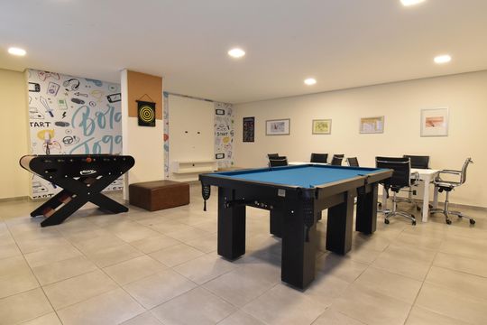 Área comum - Sala de Jogos de apartamento à venda com 3 quartos, 118m² em Rebouças, Curitiba