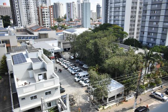 Vista de kitnet/studio para alugar com 0 quarto, 26m² em Vila Clementino, São Paulo