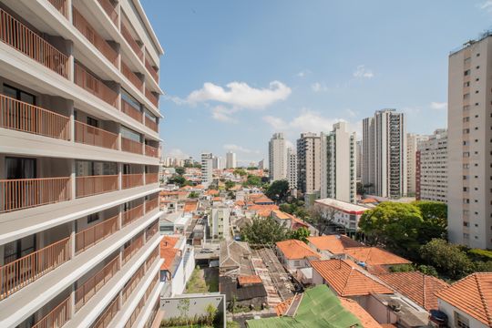 Vista da Varanda de kitnet/studio para alugar com 1 quarto, 25m² em Vila Clementino, São Paulo