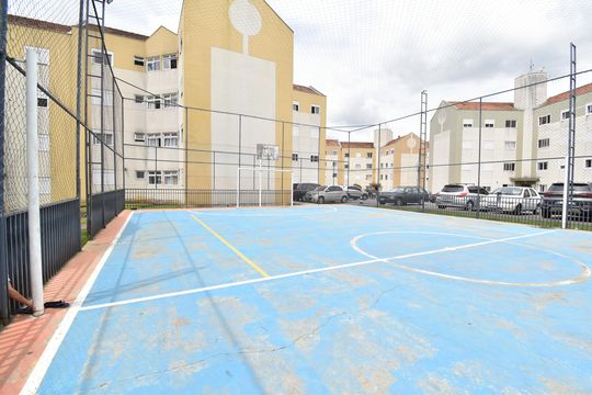 Área comum - Quadra de esportes de apartamento para alugar com 3 quartos, 53m² em Fazendinha, Curitiba