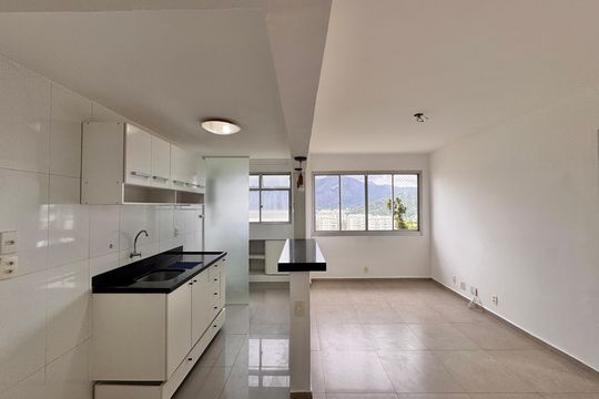 Sala de apartamento para alugar com 2 quartos, 50m² em Barra da Tijuca, Rio de Janeiro
