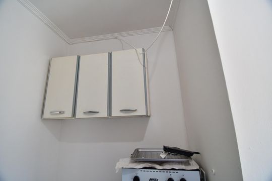 Cozinha de kitnet/studio para alugar com 1 quarto, 31m² em Cidade Universitária, Campinas