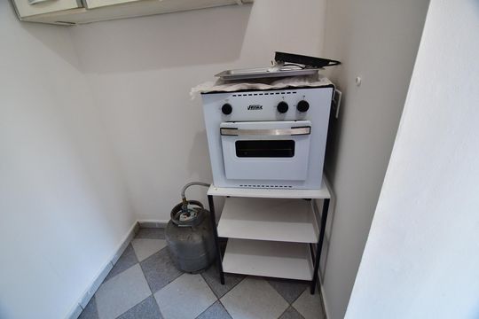 Cozinha de kitnet/studio para alugar com 1 quarto, 31m² em Cidade Universitária, Campinas