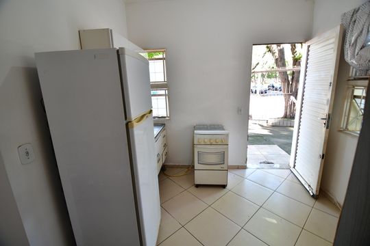 Cozinha de kitnet/studio para alugar com 1 quarto, 30m² em Cidade Universitária, Campinas