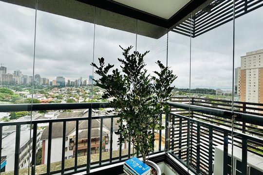 Sacada de apartamento para alugar com 1 quarto, 47m² em Empresarial 18 do Forte, Barueri