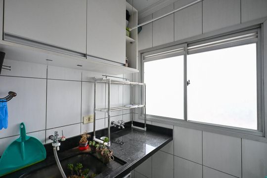 Área de Serviço de apartamento à venda com 2 quartos, 56m² em Campo Limpo, São Paulo