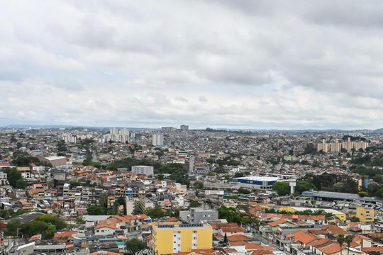 Vista de apartamento à venda com 2 quartos, 56m² em Campo Limpo, São Paulo