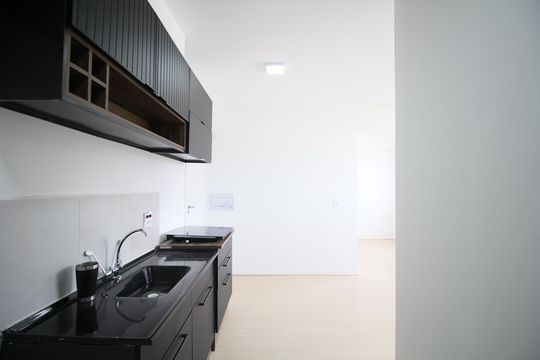 Cozinha de apartamento para alugar com 2 quartos, 35m² em Vila Andrade, São Paulo