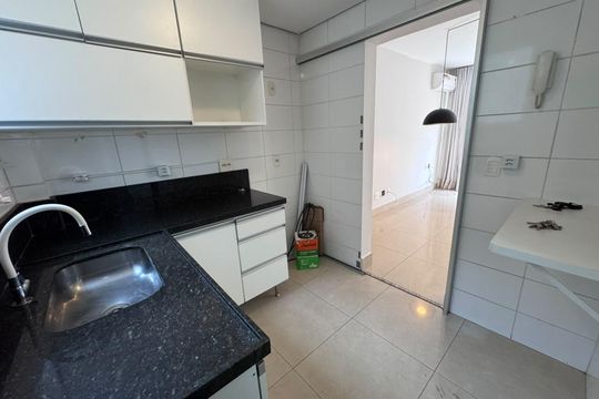 cozinha de apartamento para alugar com 2 quartos, 93m² em Santo Antônio, Belo Horizonte