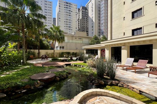 Área comum de apartamento para alugar com 1 quarto, 48m² em Jardim Paulista, São Paulo