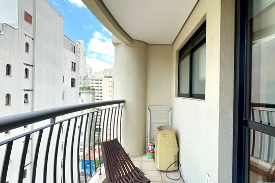 Varanda de apartamento para alugar com 1 quarto, 48m² em Jardim Paulista, São Paulo