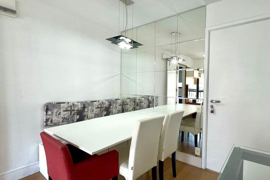 Sala de apartamento para alugar com 1 quarto, 48m² em Jardim Paulista, São Paulo