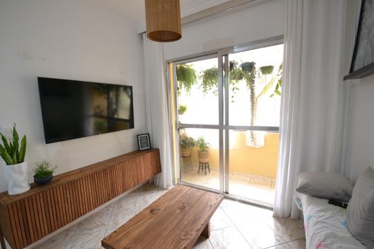 Sala de apartamento à venda com 2 quartos, 56m² em Parque Ipe, São Paulo