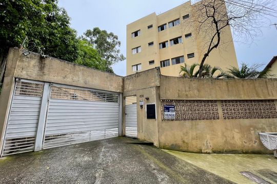 Fachada com Plaquinha PXZV-1387 de apartamento à venda com 2 quartos, 56m² em Parque Ipe, São Paulo