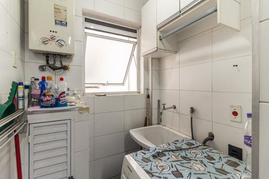 Área de Serviço de apartamento para alugar com 2 quartos, 52m² em Campos Elíseos, São Paulo