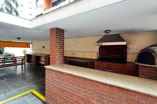 Churrasqueira de apartamento à venda com 3 quartos, 160m² em Vila Bastos, Santo André