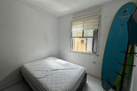 Quarto de apartamento para alugar com 1 quarto, 45m² em Itararé, São Vicente