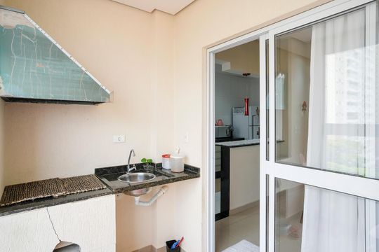Varanda de apartamento à venda com 2 quartos, 74m² em Santa Maria, São Caetano do Sul