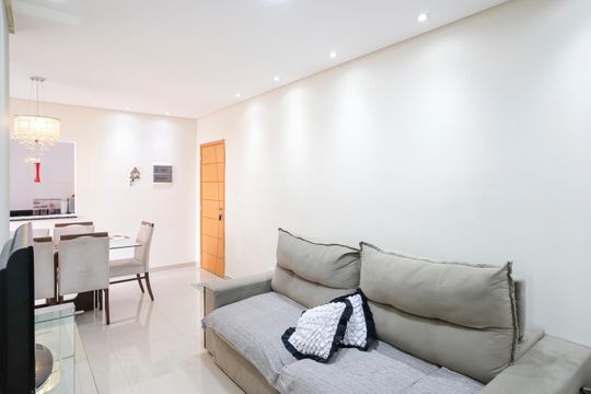 Sala de apartamento à venda com 2 quartos, 74m² em Santa Maria, São Caetano do Sul