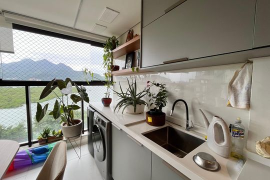 Área de Serviço de apartamento para alugar com 2 quartos, 70m² em Barra da Tijuca, Rio de Janeiro