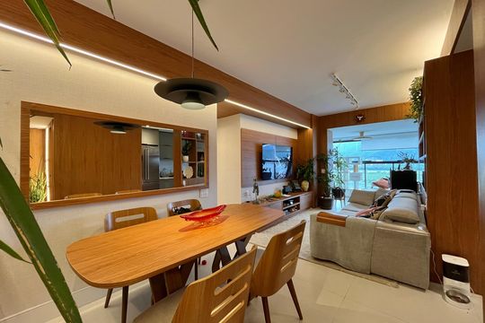 Sala de apartamento para alugar com 2 quartos, 70m² em Barra da Tijuca, Rio de Janeiro