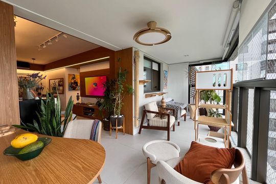 Varanda de apartamento para alugar com 2 quartos, 70m² em Barra da Tijuca, Rio de Janeiro