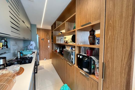 Cozinha  de apartamento para alugar com 2 quartos, 70m² em Barra da Tijuca, Rio de Janeiro