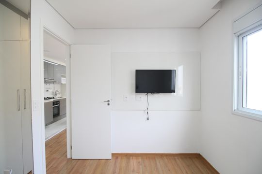Quarto de apartamento à venda com 1 quarto, 40m² em Paraíso do Morumbi, São Paulo