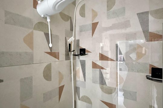 Banheiro  de apartamento para alugar com 2 quartos, 35m² em Jardim Promissao, São Paulo
