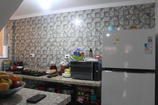 Cozinha de casa à venda com 3 quartos, 132m² em Santa Maria, São Caetano do Sul
