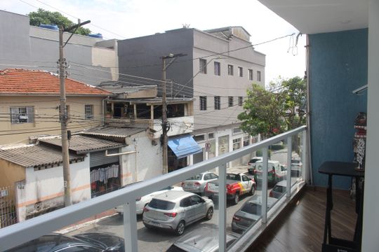Varanda da Suíte 1 de casa à venda com 3 quartos, 150m² em São José, São Caetano do Sul
