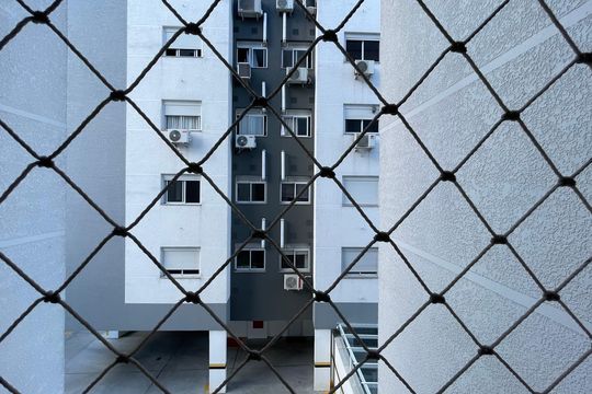 Vista da área de serviço de apartamento para alugar com 3 quartos, 80m² em Praia Comprida, São José