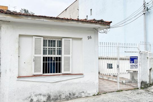 fachada + plaquinha de casa à venda com 2 quartos, 90m² em Barcelona, São Caetano do Sul