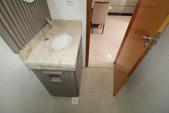 Banheiro de apartamento para alugar com 1 quarto, 45m² em Casa Verde, São Paulo