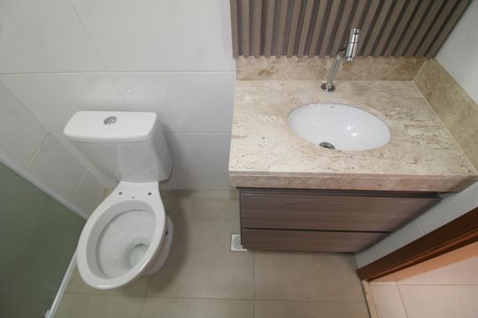 Banheiro de apartamento para alugar com 1 quarto, 45m² em Casa Verde, São Paulo
