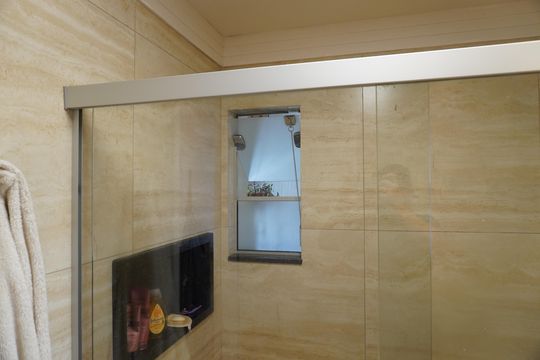 Banheiro da Suíte de apartamento à venda com 3 quartos, 111m² em Vila Nossa Senhora de Fatima, Americana