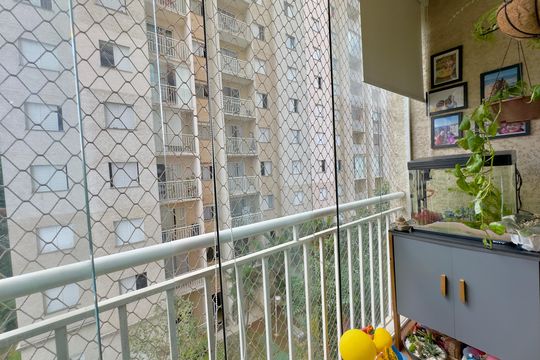 Varanda de casa de condomínio à venda com 2 quartos, 49m² em Jardim Bela Vista, Guarulhos