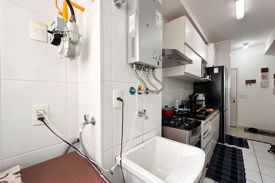 Área de Serviço de apartamento à venda com 2 quartos, 71m² em Independência, São Bernardo do Campo