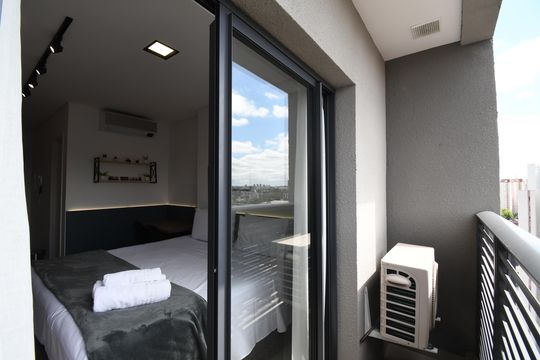 Sacada do Studio de kitnet/studio para alugar com 1 quarto, 25m² em Centro, Curitiba