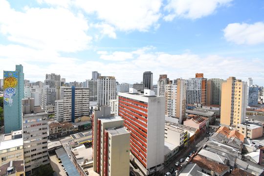 Vista do Studio de kitnet/studio para alugar com 1 quarto, 25m² em Centro, Curitiba