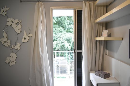Quarto varanda de apartamento para alugar com 1 quarto, 43m² em Vila Clementino, São Paulo