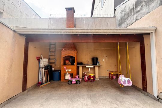 Área comum - Churrasqueira de casa de condomínio à venda com 3 quartos, 150m² em Novo Osasco, Osasco
