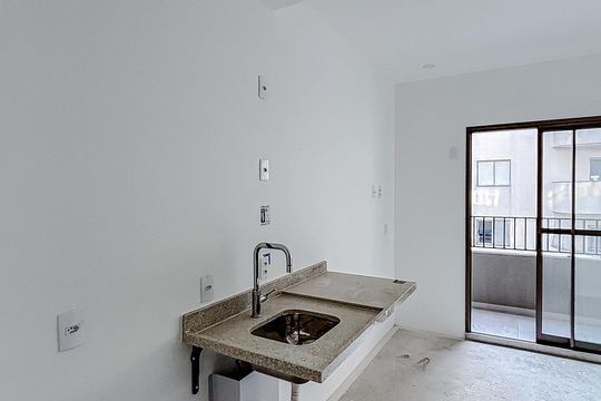 Cozinha de kitnet/studio à venda com 1 quarto, 23m² em Tatuapé, São Paulo