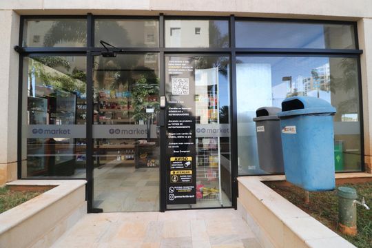 Área comum de apartamento para alugar com 3 quartos, 109m² em Jardim Karaíba, Uberlândia