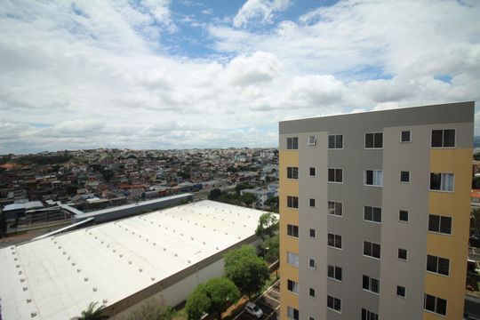 Vista de apartamento para alugar com 2 quartos, 45m² em Bairro da Glória, Contagem