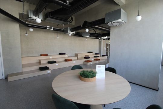 Área Comum - Coworking de kitnet/studio para alugar com 1 quarto, 30m² em Indianópolis, São Paulo