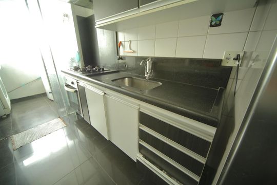 Cozinha  de apartamento à venda com 3 quartos, 70m² em Jardim Olavo Bilac, São Bernardo do Campo