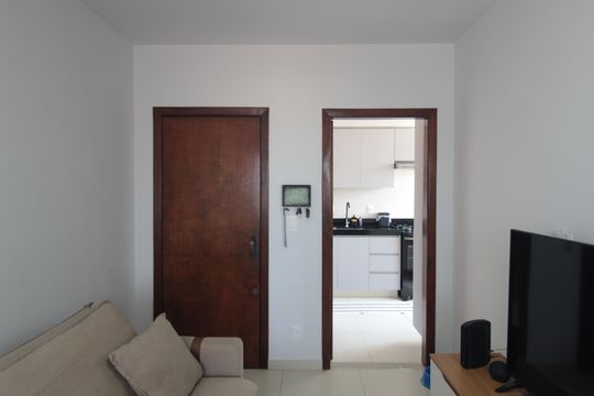 Sala de apartamento à venda com 2 quartos, 48m² em Jardim Atlântico, Belo Horizonte