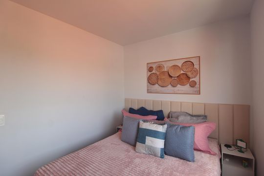 Quarto 2 de apartamento à venda com 2 quartos, 48m² em Jardim Atlântico, Belo Horizonte